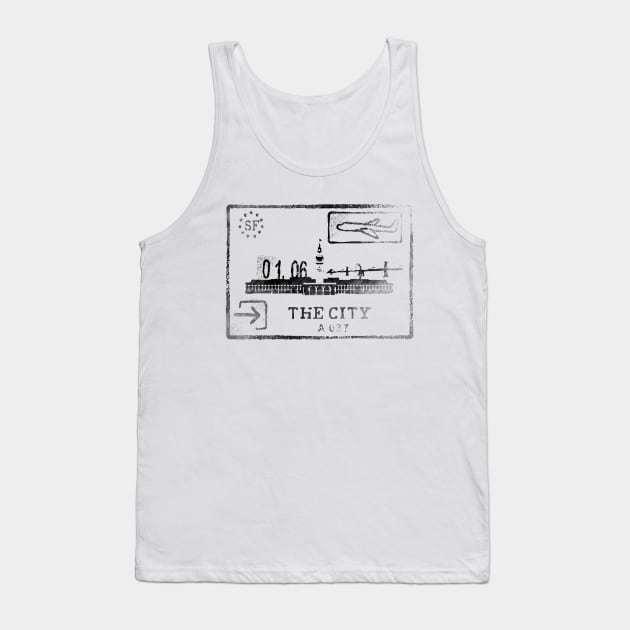 San Francisco Passport Tank Top by KnuckleTonic